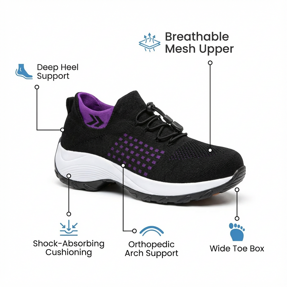 ShiftPro – 12-Hour Shift Shoes for All-Day Foot, Knee & Back Pain Relief