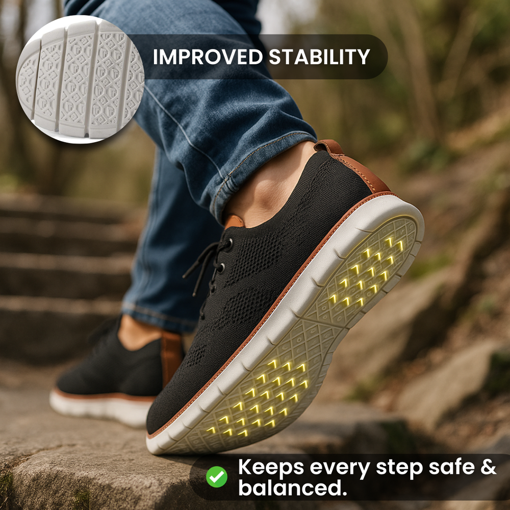OrthoActive - All-Day Comfort & Pain-Free Men's Orthopedic Shoes