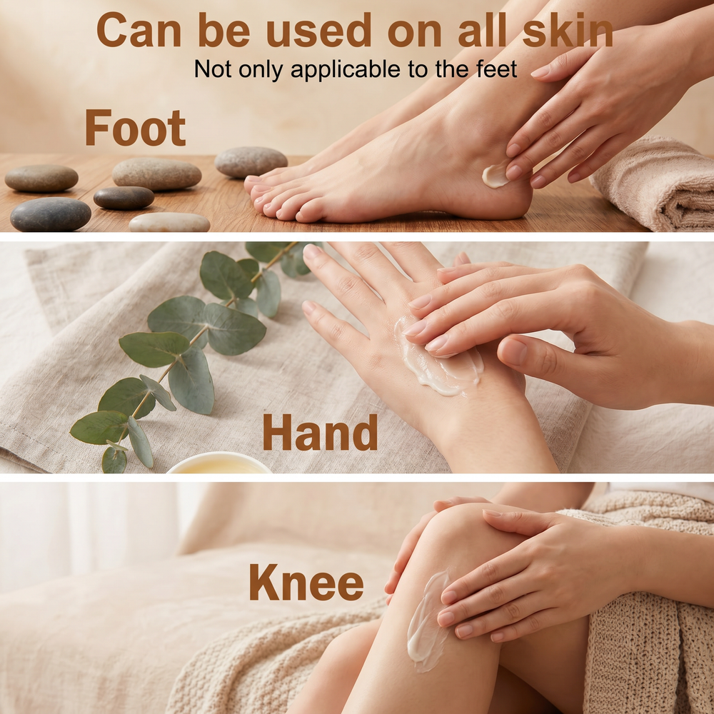 OrthoPro Cooling Relief Foot Cream - Instant Cooling Relief for Tired, Burning & Dry Feet