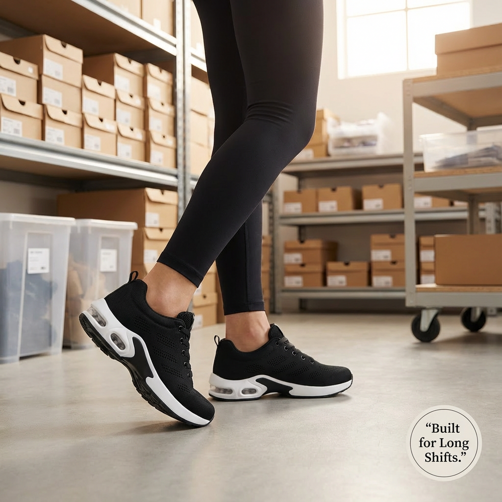 OrthoPro — 12-Hour Shift Shoes for All-Day Foot, Knee & Back Pain Relief