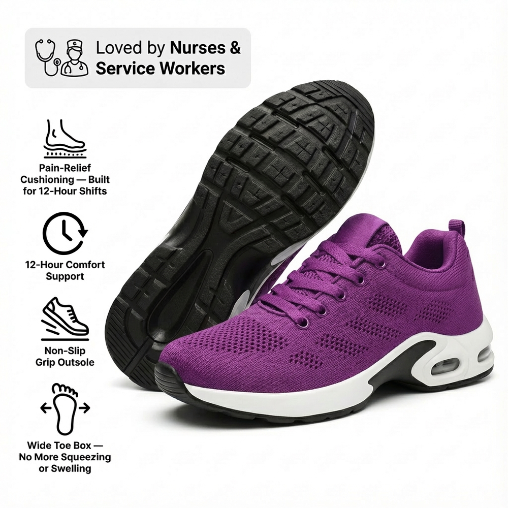 OrthoPro – 12-Hour Comfort Shoes for Heel & Plantar Fasciitis Relief (Unisex) (BOGO)