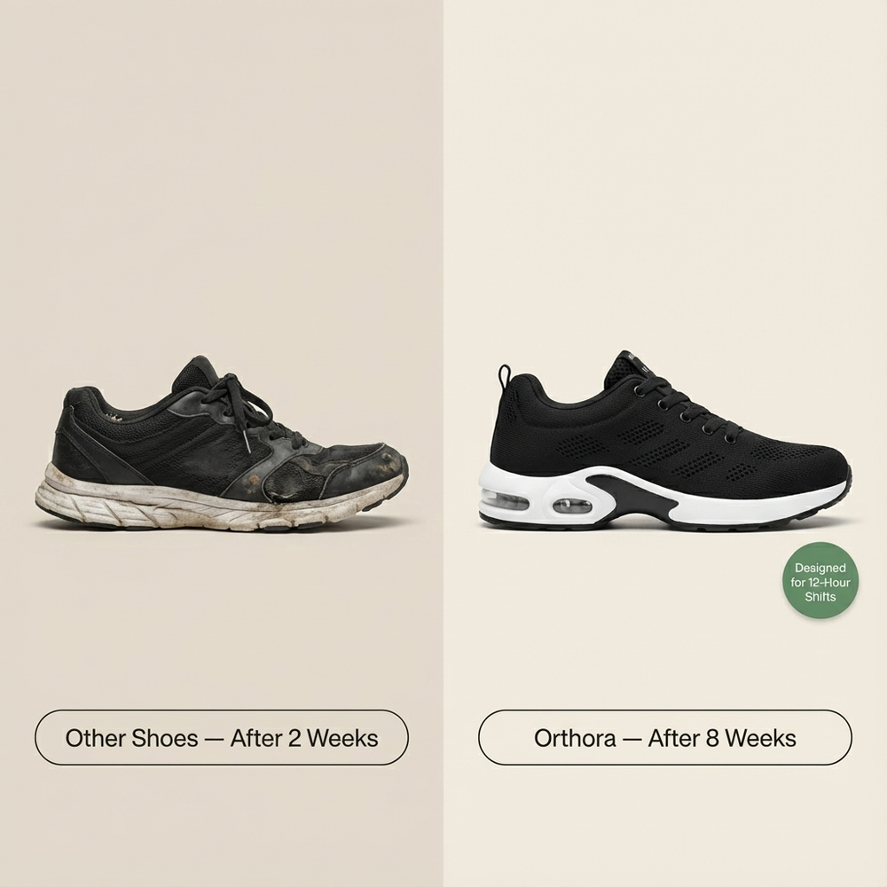 OrthoPro – 12-Hour Comfort Shoes for Heel & Plantar Fasciitis Relief (Unisex) (BOGO)