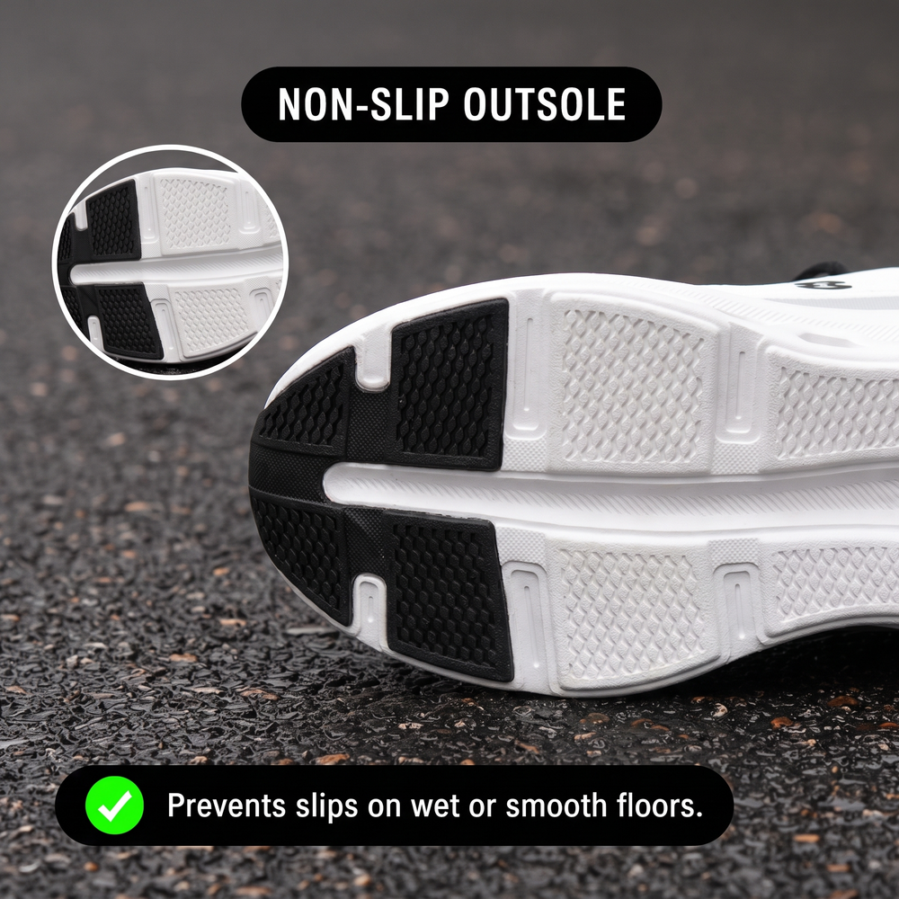 OrthoPro Fly — 12-Hour Shift Shoes for All-Day Foot, Knee & Back Pain Relief