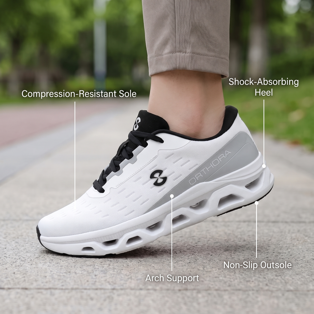 OrthoPro Fly — 12-Hour Shift Shoes for All-Day Foot, Knee & Back Pain Relief
