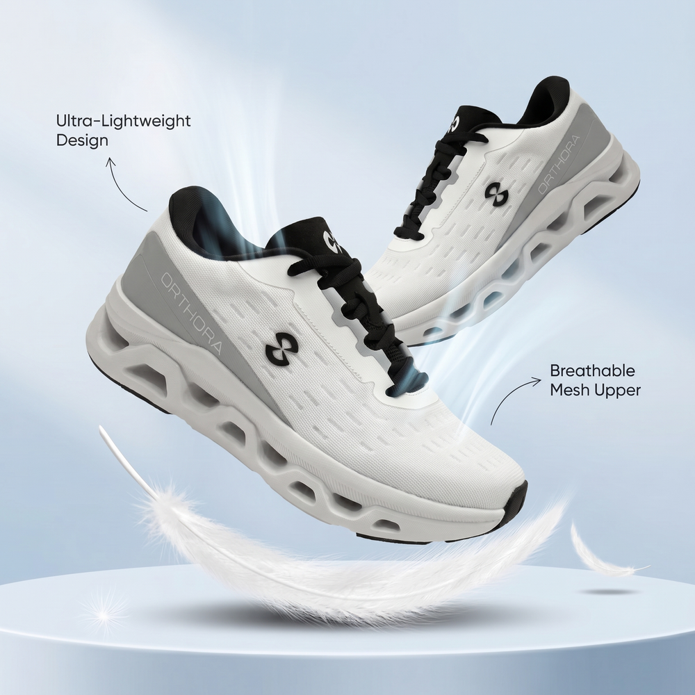 OrthoPro Fly — 12-Hour Shift Shoes for All-Day Foot, Knee & Back Pain Relief