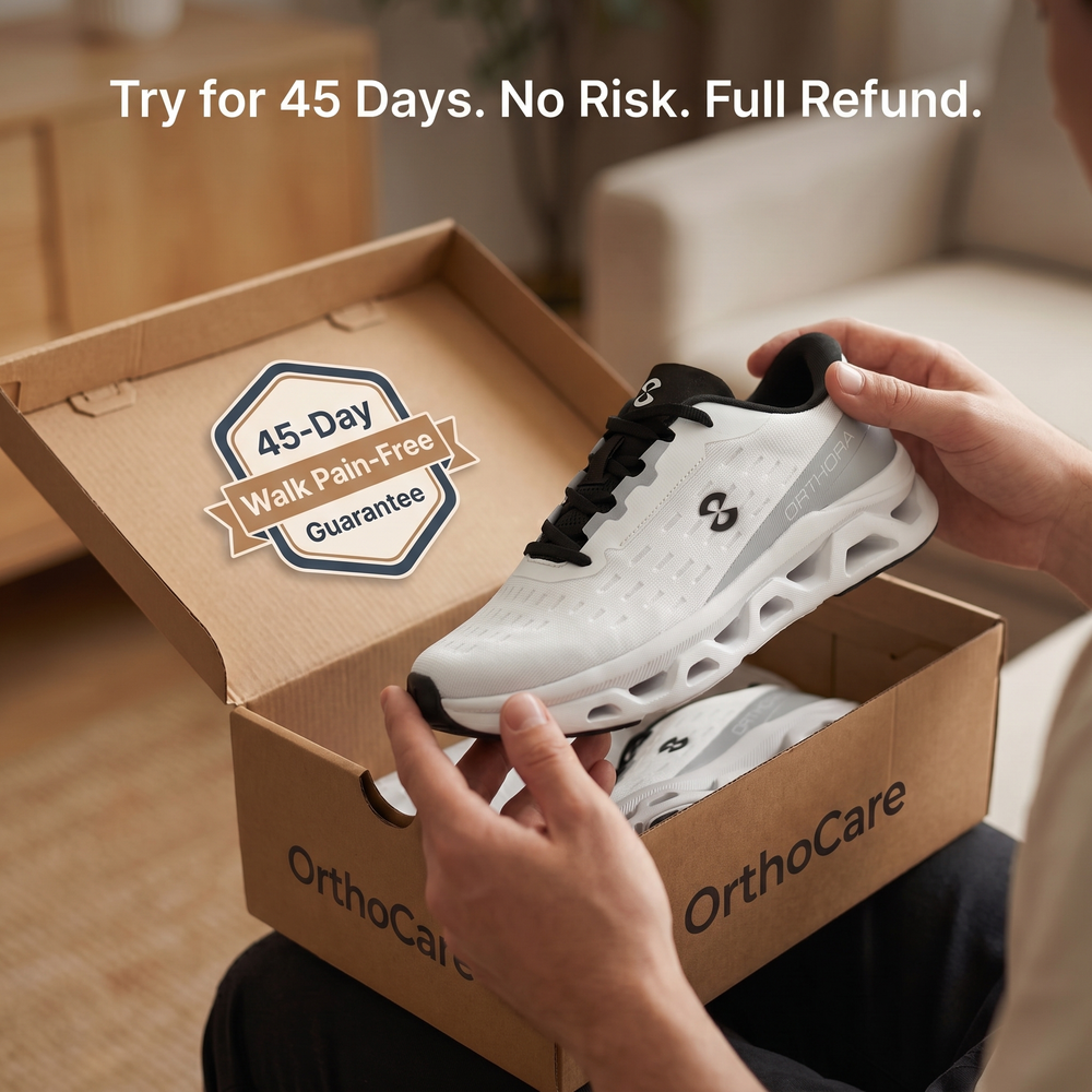 OrthoPro Fly — 12-Hour Shift Shoes for All-Day Foot, Knee & Back Pain Relief