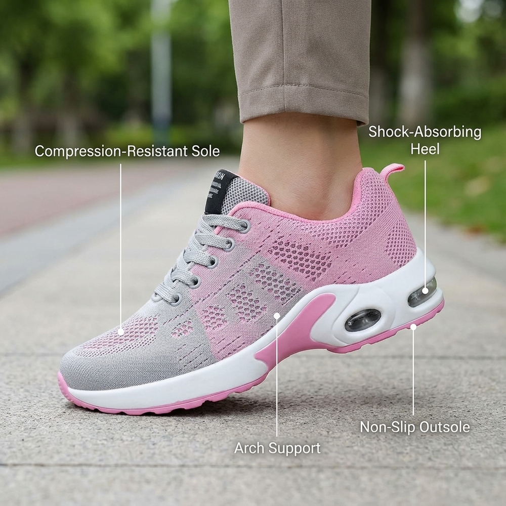 OrthoPro – 12-Hour Shift Shoes for Heel & Plantar Fasciitis Relief (Unisex)
