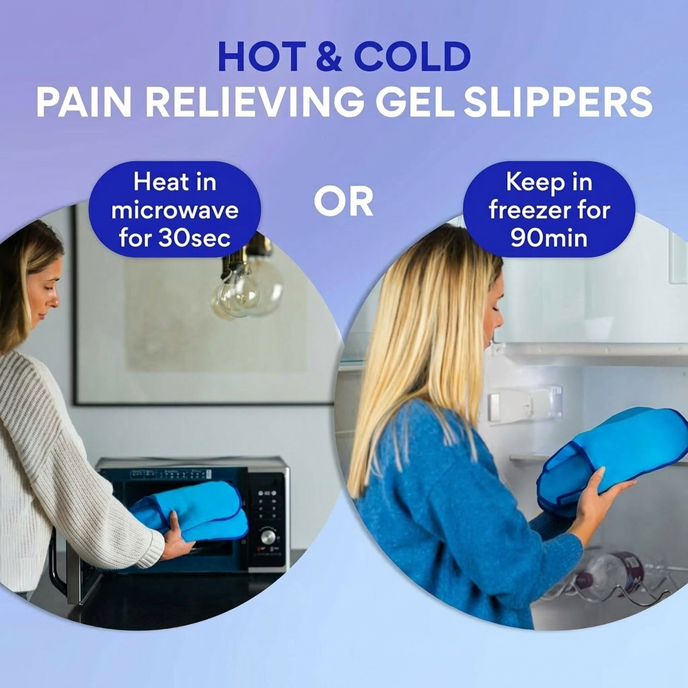 OrthoPro ThermoRelief Slippers - Relieve foot pain, reduce pressure, and stay comfortable all day