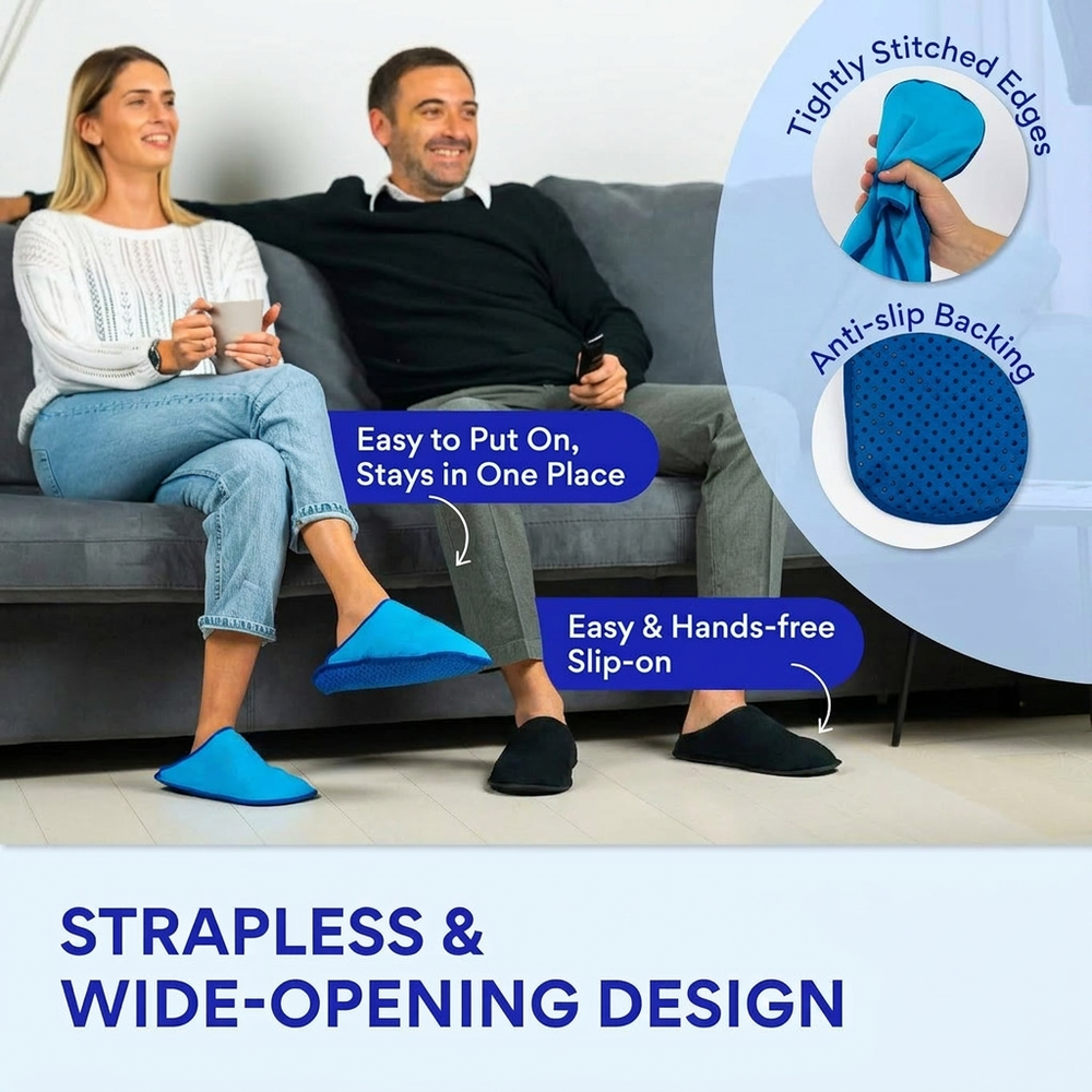 OrthoPro ThermoRelief Slippers - Relieve foot pain, reduce pressure, and stay comfortable all day