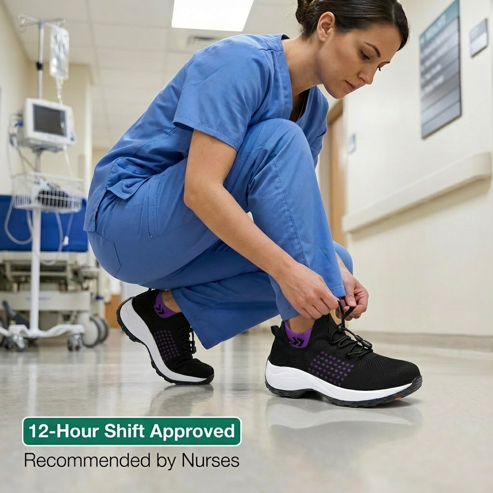 ShiftPro – 12-Hour Comfort Shoes for Heel & Plantar Fasciitis Relief (BOGO)